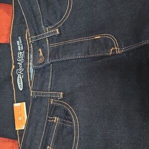 Rockstar Old Navy Dark Wash Flare Jeans Size 8